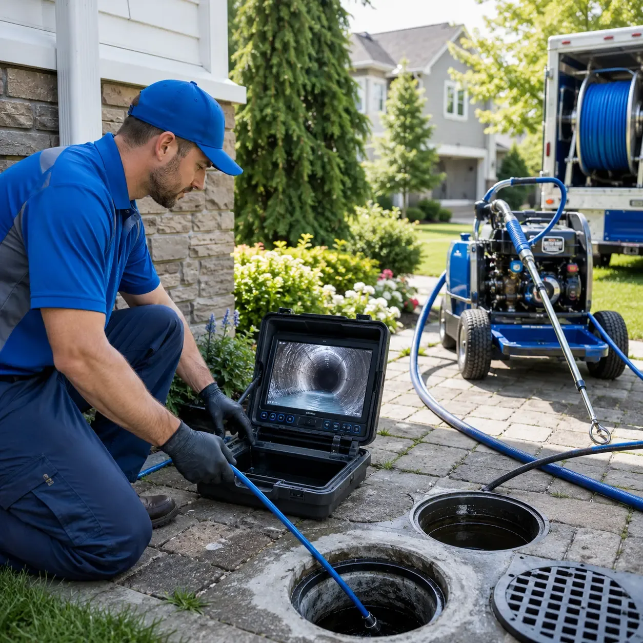 Outdoor drain cleaning professionals serving Mount Sinai, NY